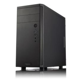 Fractal Design CORE 1100 Mini Tower PC Negro - FD-CA-CORE-1100-BL - Compatible con micro ATX/Mini-ITX, Ventilador 120mm