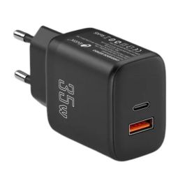 Leotec LECSPH35W2K cargador de dispositivo móvil Universal Negro Corriente alterna Carga rápida Interior Precio: 14.49999991. SKU: B1G7DKRQG9