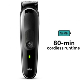 Braun Recortadora Series 3 All in One Style Kit MGK3440, Recargable e Inalámbrica, Incluye Batería, 8 Accesorios para Barba, Pelo, Nariz y Orejas