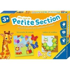 Ravensburger My Small Section Games: Juego Educativo 10 Actividades para Aprender Letras, Números, Animales, Colores – Niños 3+ años