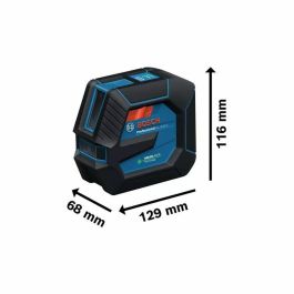 BOSCH 0601065601 Láser de línea GLL 20-22 G con 4 baterías de 1.5V, trípode BT 150 y maletín de transporte
