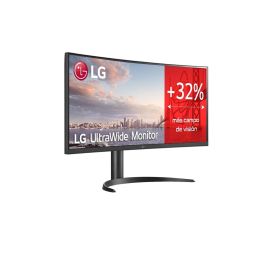 Monitor Profesional Ultrapanorámico Curvo LG 34WQ75C-B 34"/ WQHD/ Multimedia/ Regulable en altura/ Negro Monitor Profesional Ultrapanorámico Curvo LG 34WQ75C-B 34"/ WQHD/ Multimedia/ Regulable en altura/ Negro