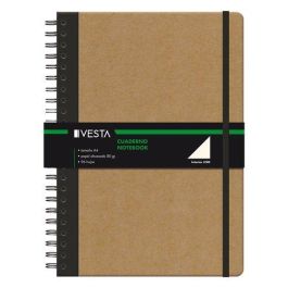 Bloc Vesta Nature Wire-O A4 96H 80Gr. Liso Con Goma Bloc Vesta Nature Wire-O A4 96H 80Gr. Liso Con Goma Precio: 9.89000034. SKU: B13WWD9BLN