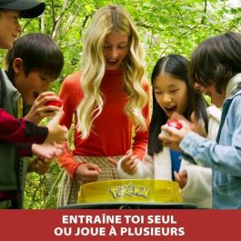 BANDAI JW4403 Pokémon Arena y 2 Trompos - Pikachu vs Mewtwo