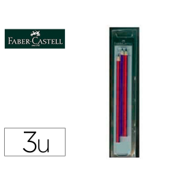 Faber castell Lápices Bicolor Fino 2160-RB Hexagonal Rojo/Azul Blister de 3 unidades Precio: 2.50000036. SKU: B1ASTGK348