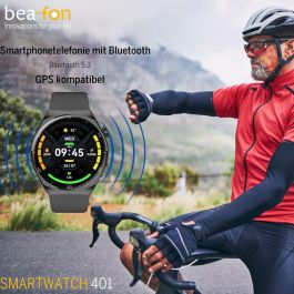 Smartwatch beafon WATCH 401 43 mm 1,43" Negro Plateado