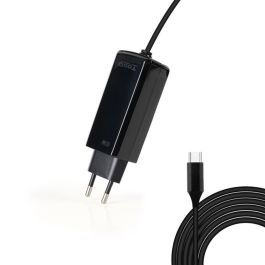 Cargador de Portátil GaN TooQ TQLC-USBCGAN65PD-C USB Tipo-C/ 65W/ Automático/ Voltaje 5-20V