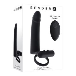 Funda para pene Evolved Gender X black Ø 3,8 cm Funda para pene Evolved Gender X black Ø 3,8 cm