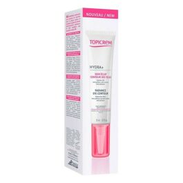 Topicrem HYDRA + radiance Contorno de Ojos Gel Crema Piel Sensible Revitalizante Anti-Ojeras, Bolsas y Fatiga 15 ml
