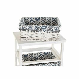 Cajonera DKD Home Decor Blanco Azul 29 x 59 x 40 cm Cajonera DKD Home Decor Blanco Azul 29 x 59 x 40 cm