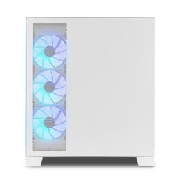 NOX Hummer Glock Midi Tower Blanca Caja PC Semitorre Cristal Templado Gaming