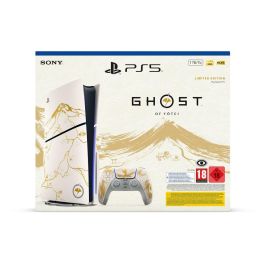Sony Computer Entertainment PS5STDGOY - Consola PlayStation 5 Estándar Edición Limitada Ghost of Yotei Oro + Juego Ghost of Yotei (Código)