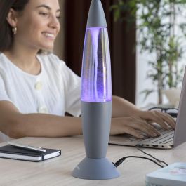 Inde Lámpara de Lava LED Tornado Twamp, 10 x 10 x 35 cm (6 Unidades)