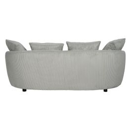 Sofá 3 Plazas Hielo Tejido Salón 197 X 96 X 75 cm