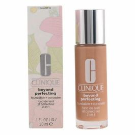 Clinique Beyond Perfecting Foundation + Concealer Base de Maquillaje y Corrector Larga Duración Hipoalergénico Tono #4-Creamwhip 30 ml
