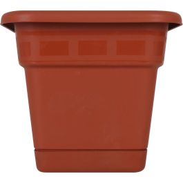 Jardinera con plato Squares 40x20 cm - Dem (12 Unidades) Jardinera con plato Squares 40x20 cm - Dem (12 Unidades)