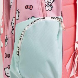 Cerdá Mochila Escolar Mediana 42 cm Hello Kitty Rosa para Niños +3 Años con Dimensiones 3.3x4.2x42cm