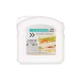 Portasandwich Plastico Transparente Surtidos10Ml Leknes 12X4CM (48 Unidades) Portasandwich Plastico Transparente Surtidos10Ml Leknes 12X4CM (48 Unidades)