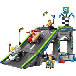 LEGO 60460 City Zero Limits: Race Car Ramp - Juego de Construcción para Niños +6 Años