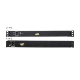 Aten Consola KVM LCD CL1000N-ATA-SG 19" con VGA, USB, PS/2, montaje en rack 1U