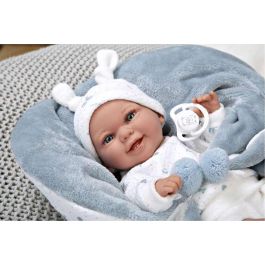 Muñeca elegance 35 cm babyto azul c/manta (muñeco de peso) Muñeca elegance 35 cm babyto azul c/manta (muñeco de peso)