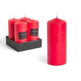 Vela Taco Rojo Ancha 20Cm Acorde (8 Unidades) Precio: 38.69000047. SKU: B1FKNYPZ3G
