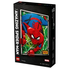 LEGO Art The Amazing Spider-Man 31209, Juego de Construcción de Arte con Mosaico, 2099 Piezas, para Adultos, 18+