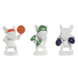 DKD Home Decor Figura de Bulldog Moderno Blanco Multicolor 13.5 x 24 x 17 cm (3 Unidades) de Resina Precio: 60.5. SKU: B17CJMN46H