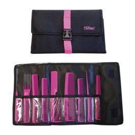 Eurostil Estuche profesional 9 peines colores con cierre Precio: 13.59000005. SKU: SLC-69398
