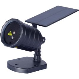 Ultron 239697 Proyector LED Láser Sterneffekt Rot/Grün - Iluminación Exterior Jardín IP65 Solar
