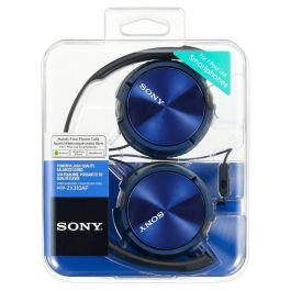 Sony MDRZX310APL Auriculares Supraaurales Plegables con Micrófono Jack 3.5mm Diafragma 30mm 10-24.000 Hz Azules