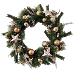 DKD Home Decor Corona de Navidad Moderna LED Verde Dorado Ø60x10 cm, con 50 Luces y Funciona con 3 Pilas AA (Pack de 2) Precio: 78.49999993. SKU: B1652QTEAR