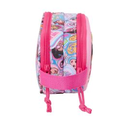 Barbie Estuche Escolar Doble 3D, Portatodo con Dos Compartimentos para Lápices y Material Escolar, 21x8x6 cm, Recomendado a partir de 3 años