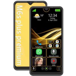 Bea-Fon M6s Plus negro con TPU Case + Displayschutz