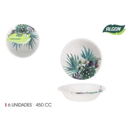 Set de 6 bols de cartón Tropic 450 cc - Algon (24 Unidades) Precio: 18.79000046. SKU: B1ET7ZSRL2