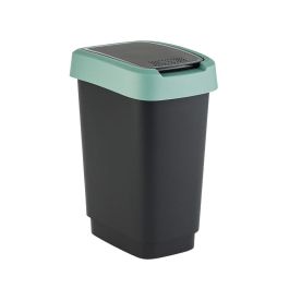 Cubo de basura Rotho Twist Green Verde Plástico 25 L