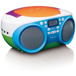 Lenco SCD-41 Radio Portátil FM PLL USB LCD 13W con MP3 y Agarradera para fácil transporte
