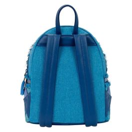 Loungefly Mochila Mini Hufflepuff Harry Potter de Terciopelo y Piel Sintética, 22.8x26.6x11.4cm