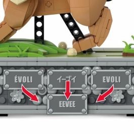Mega HTH71 Pokémon Eevee in Motion Set de Construcción 1381 Piezas