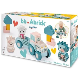 Ecoiffier Mi primer tractor para bebés 12 meses - 25 piezas - Color pastel Precio: 23.68999952. SKU: B1JEN8VE73