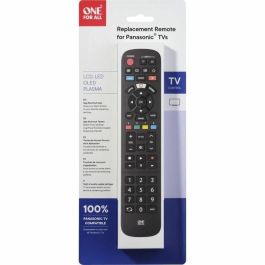 One For All URC4914 Mando a distancia de repuesto para TV Panasonic con Netflix y barra de sonido, 100% compatible y sin programación