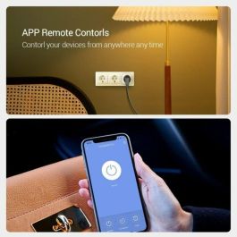 Enchufe Inteligente Ezviz T30-10B-EU Wi-Fi 10 A Enchufe Inteligente Ezviz T30-10B-EU Wi-Fi 10 A