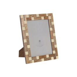 DKD Home Decor Marco de Fotos Urban 15x20 cm Madera Resina Natural Blanco Cuadrado 1.8 x 25.5 x 20 cm Precio: 17.99000049. SKU: B15KK943HD