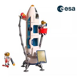 Playmobil - Cohete a Marte de la ESA 72011 Modular con Grúa y Astronautas, Set de Construcción y Juego Espacial para Niños +4 años