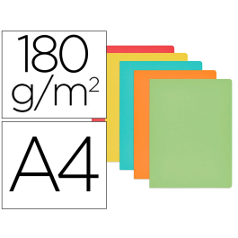 Gio Subcarpetas Cartulina DIN A4 Colores Pasteles Surtidos 180 g/m2 Paquete de 50 Unidades Precio: 14.49999991. SKU: B1JGTJ4EFT