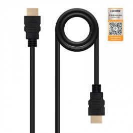 Nanocable 10.15.3601-L150 Cable HDMI 2.0 Premium Certificado 4K@60Hz 18Gbps Macho-Macho 1.5m Negro Nanocable 10.15.3601-L150 Cable HDMI 2.0 Premium Certificado 4K@60Hz 18Gbps Macho-Macho 1.5m Negro Precio: 7.99000026. SKU: S0211862