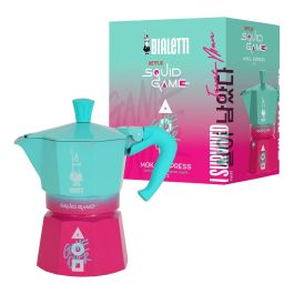 Bialetti Squid Game Cafetera Italiana Azul Rosa Aluminio 3 Tazas Moka Express Precio: 56.50000015. SKU: B1GLYTCTFF