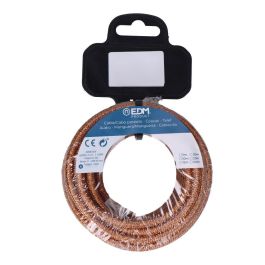 Carrete cable cordón tubular h03vv-f 2 x 0,75 mm² marrón brillante, 5 m