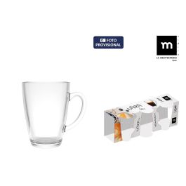 Set de 3 Tazas para Café Naira 90 cc - La Mediterranea (24 Cajas)