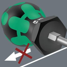 Wera 05008876001 Juego Destornilladores Stubby estándar Torx, 5 piezas: TX 10, 15, 20, 25, 27 con mango ergonómico